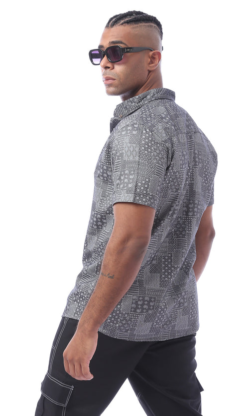 O170416-S23M071-FOB 100% POLYESTER-GREY (MSS)