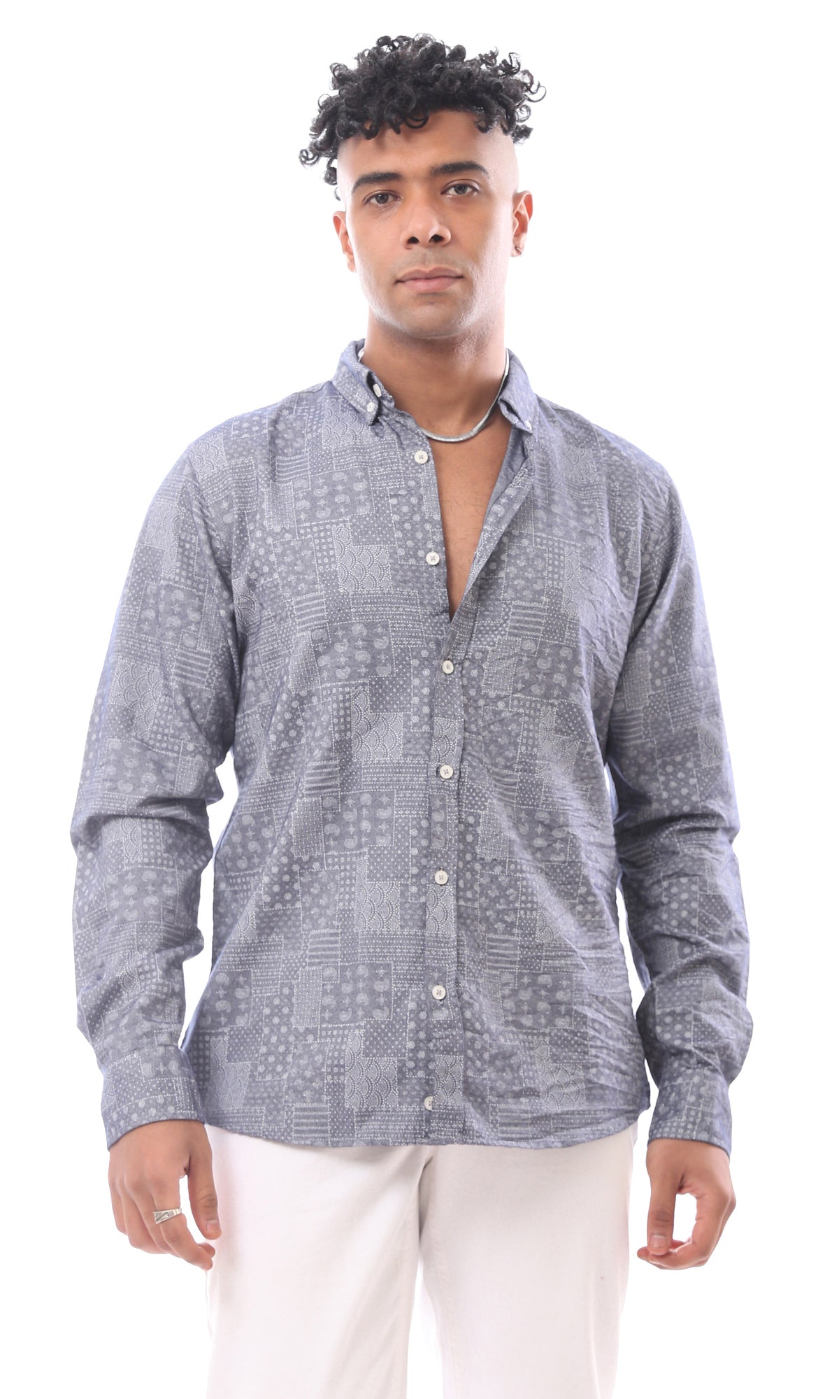 O170427-S23M116-FOB 100% POLYESTER-S.BLUE (MLS)