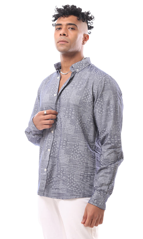 O170427-S23M116-FOB 100% POLYESTER-S.BLUE (MLS)