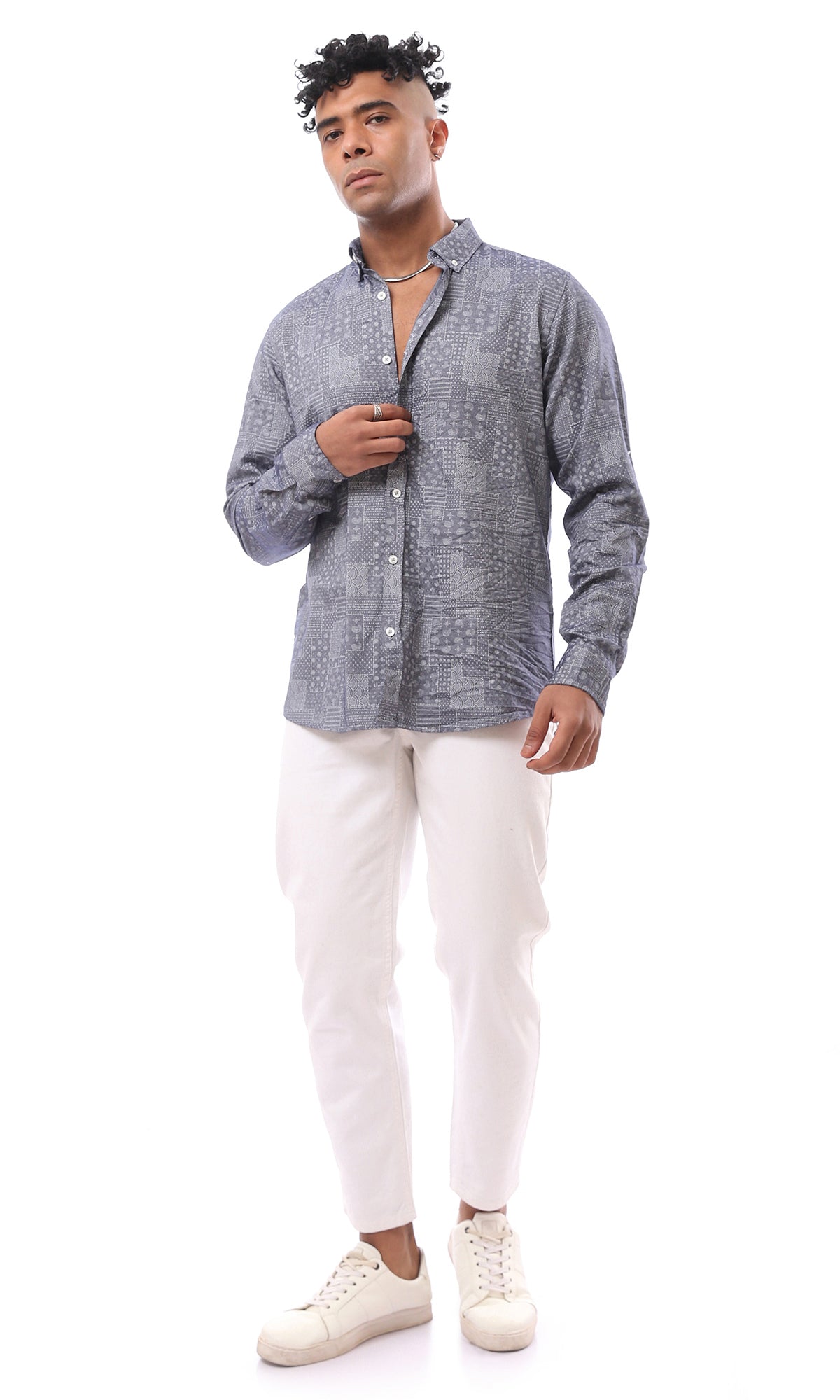 O170427-S23M116-FOB 100% POLYESTER-S.BLUE (MLS)