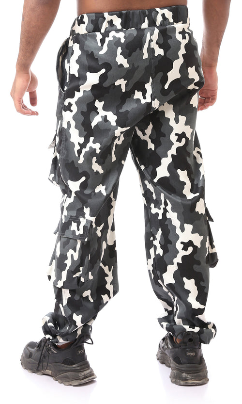O170582 Polyester Multicolour Slip On Trousers