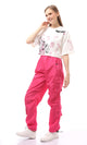 O170604 Fuchsia Waterproof Pants With Side Pockets