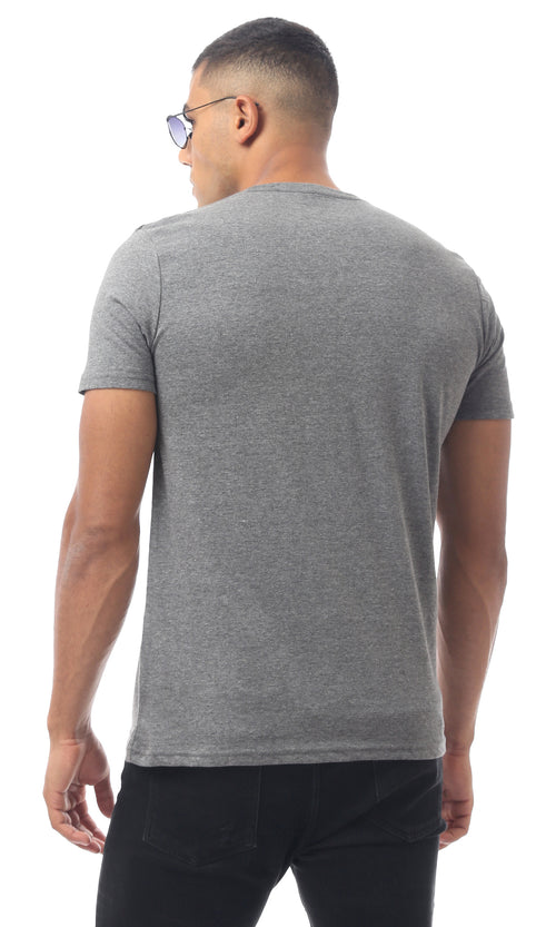 تيشيرت مطبوع سهل الارتداء بقصة عادية