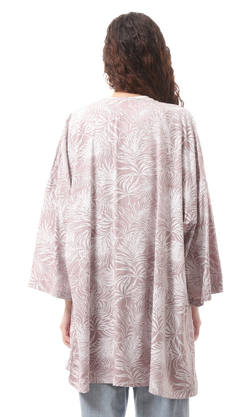 قميص منقوش ملون بأكمام طويلة سهل الارتداء