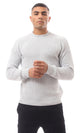 O171141 Slip On Light Grey Long Sleeve Pullover