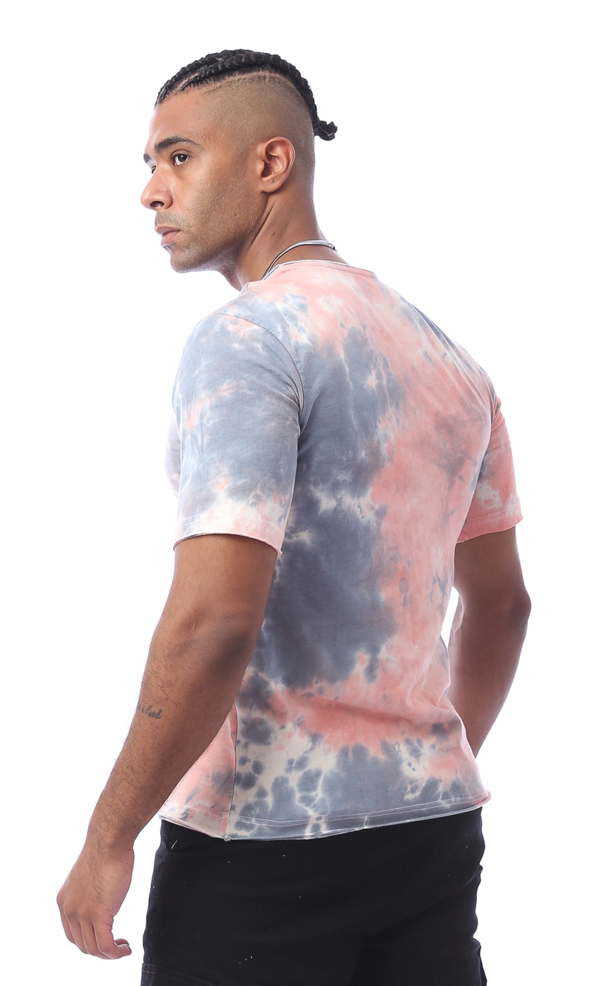 O172003 Tie Dye Slip On Comfy Summer Tee