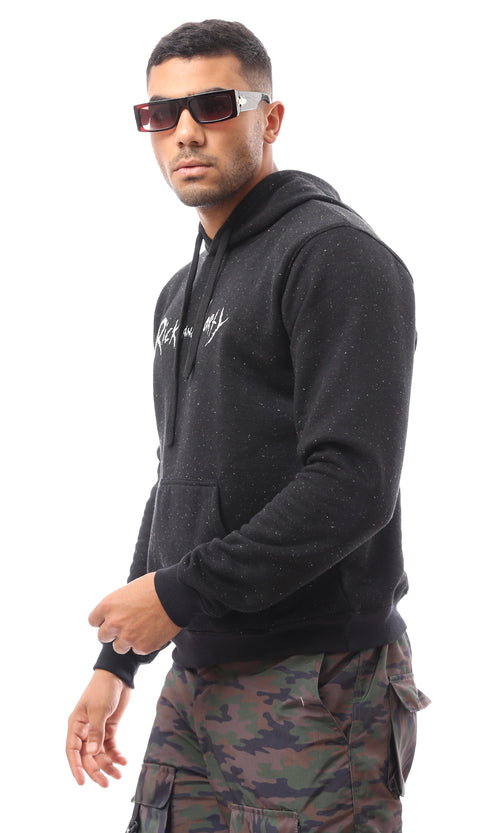 O173650 "Rick And Morty" Heather Black Coziness Hoodie