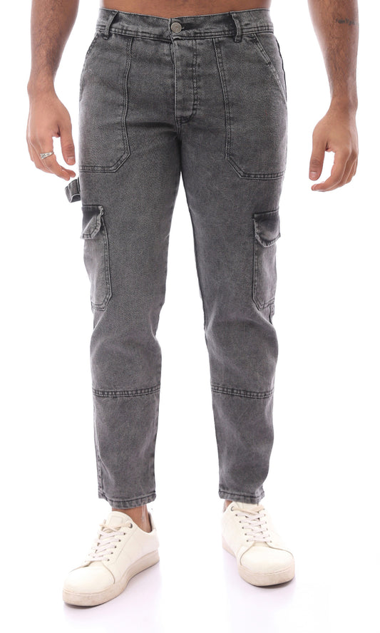O173895 Classic Grey All Seaons Solid Jeans