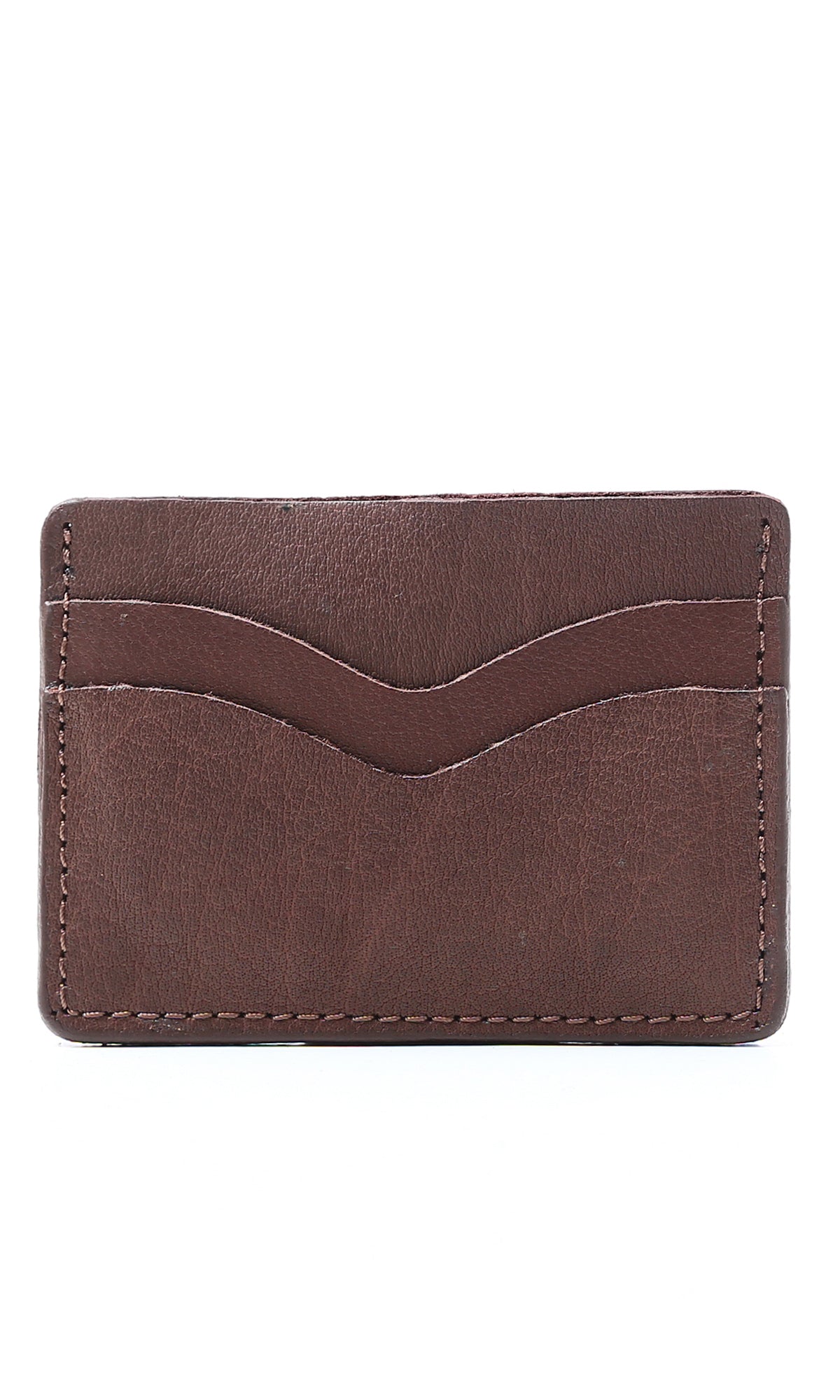 O174847 Burnt Brown Elegant Leather Cards Holder