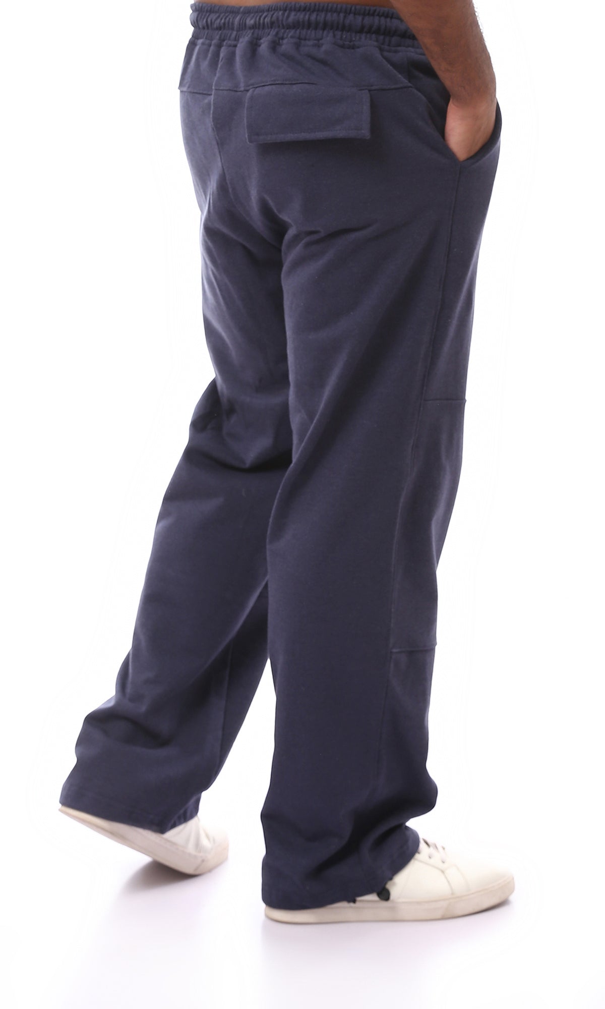 O174891 Slip On Heather Navy Blue Comfy Pants