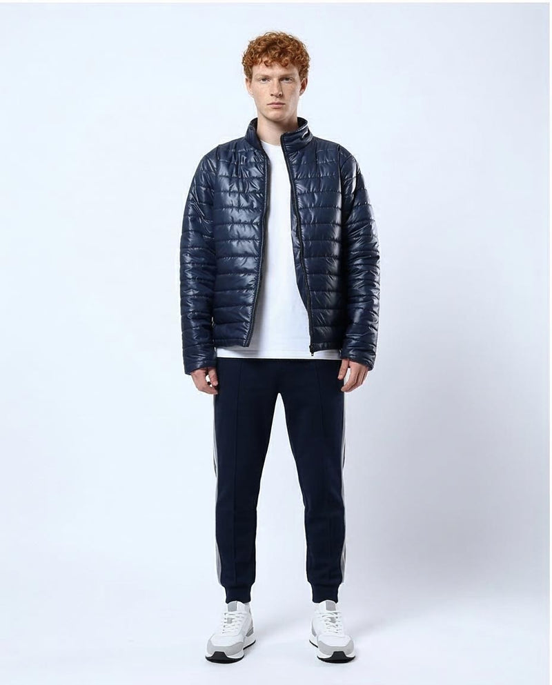 Ravin Men’s Lightweight Quilted Puffer Jacket – Navy - O178467