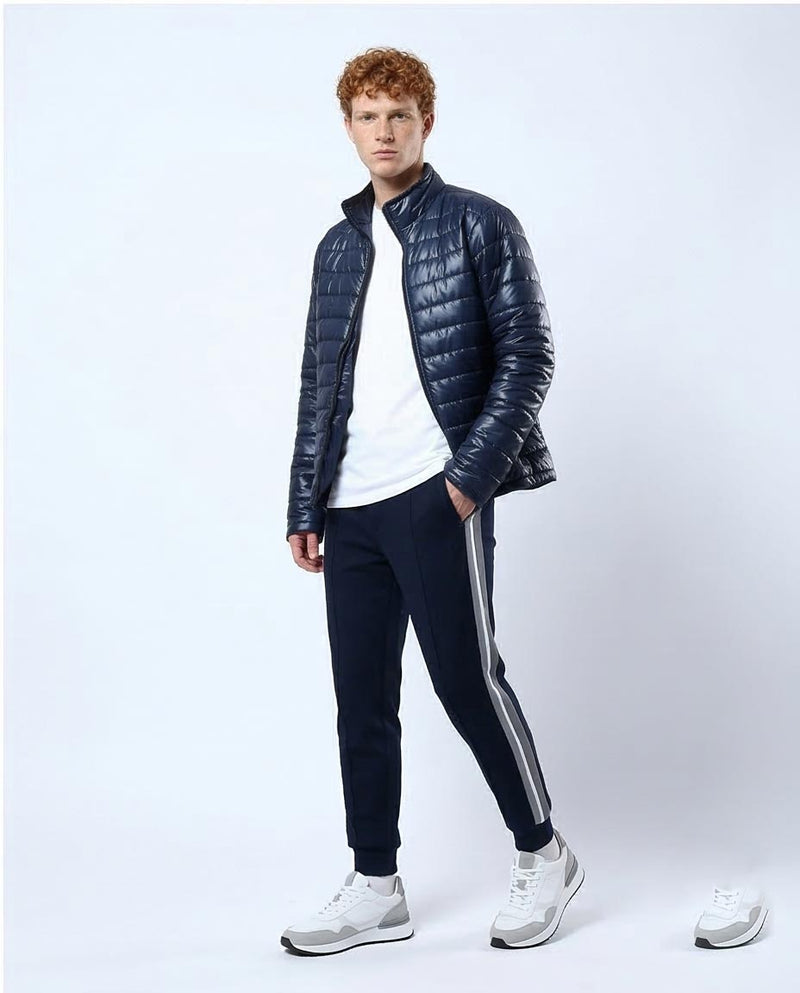 Ravin Men’s Lightweight Quilted Puffer Jacket – Navy - O178467