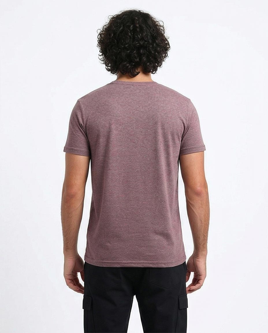 Ravin Men’s Burgundy Heather "Introvert" Graphic T-Shirt – Elevated Street Style - O178955