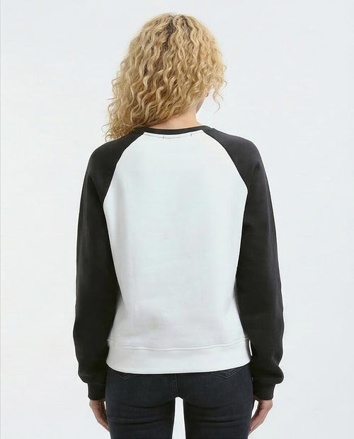 Ravin Vintage Harley-Davidson Graphic Raglan Sweatshirt – Black & White - o179920