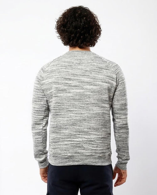 Ravin Men’s Space-Dye Raglan Crewneck Sweatshirt - Grey - o180400