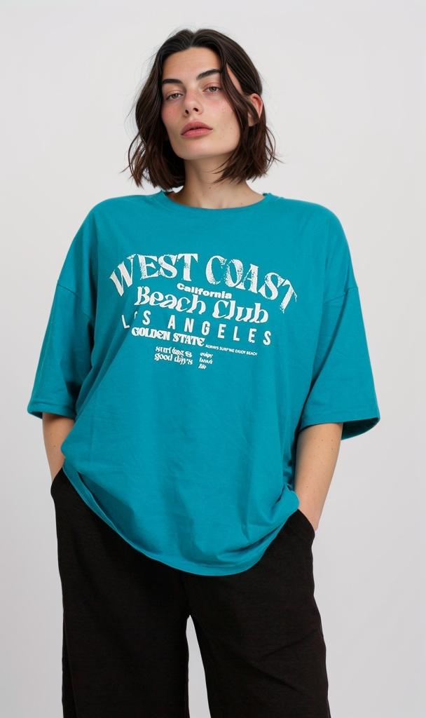 O181670 - Classic Single Jersey T-Shirt - Teal