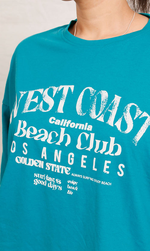 O181670 - Classic Single Jersey T-Shirt - Teal