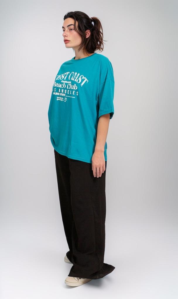 O181670 - Classic Single Jersey T-Shirt - Teal