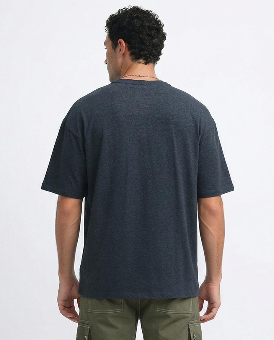 Charcoal San Diego Oversized Graphic T-Shirt - O182411