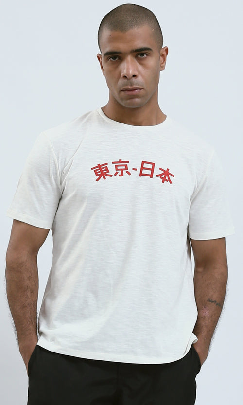 O182420 - Round Neck Short Sleeves Heather Slip On Tee