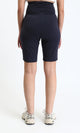 O188392 - Wide Waist Slip On Shorts - Dark Navy Blue