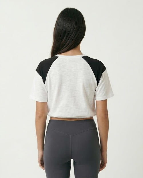 Ravin | Women’s Osaka "Waves Attack" Raglan Graphic Tee - White - O189283