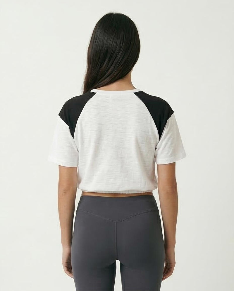 Ravin | Women’s Osaka "Waves Attack" Raglan Graphic Tee - White - O189283