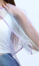 O189402 Light Purple Slip On Transparent Top