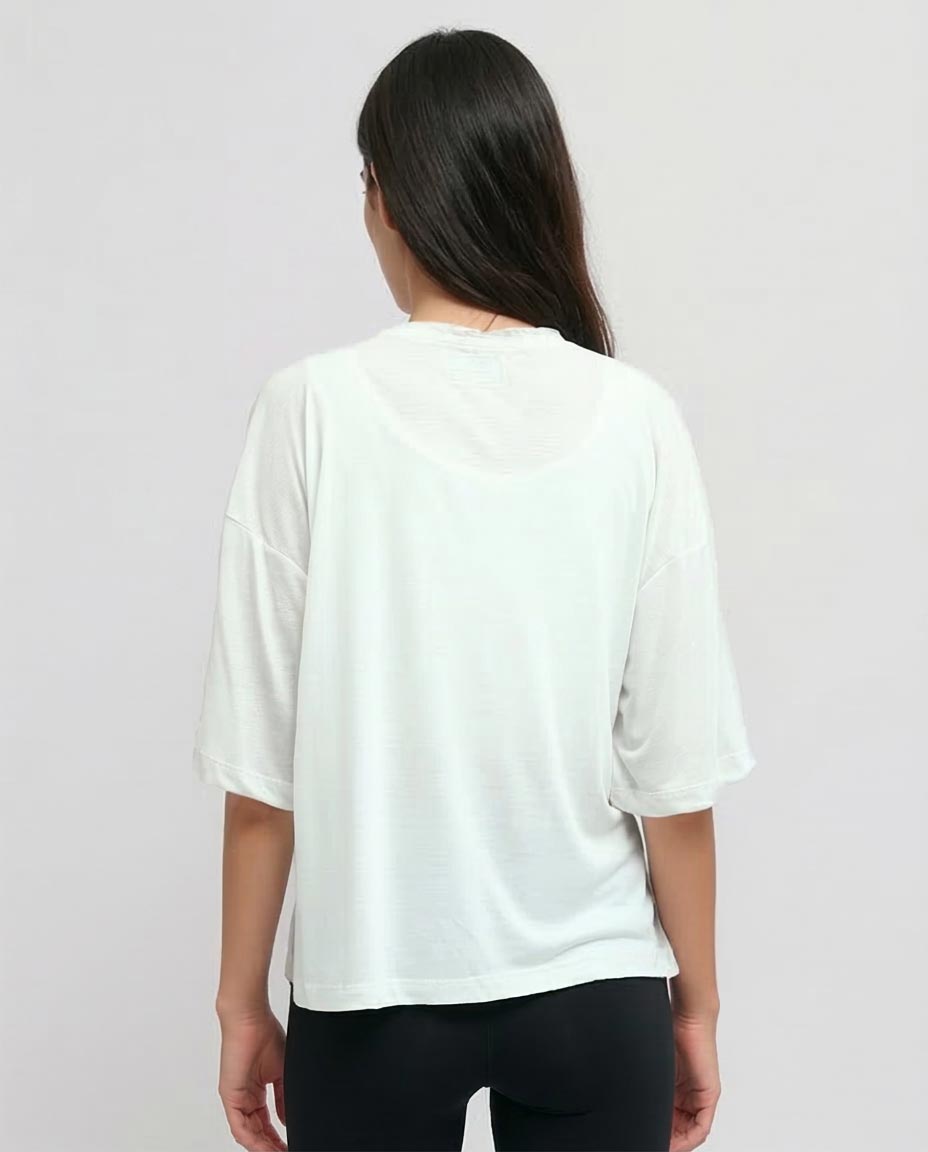 Ravin Oversized "Summer Waves" Graphic T-Shirt - White - O191883