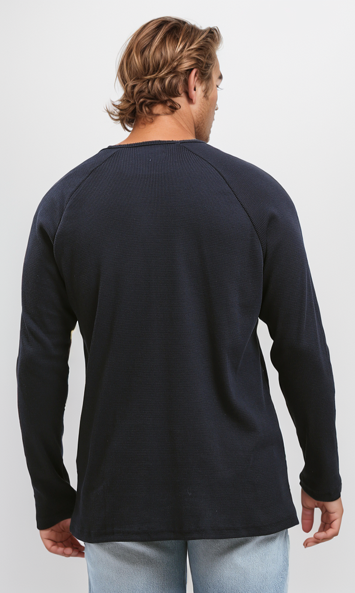 O192000 Slip On Relaxed Fit Navy Blue Tee