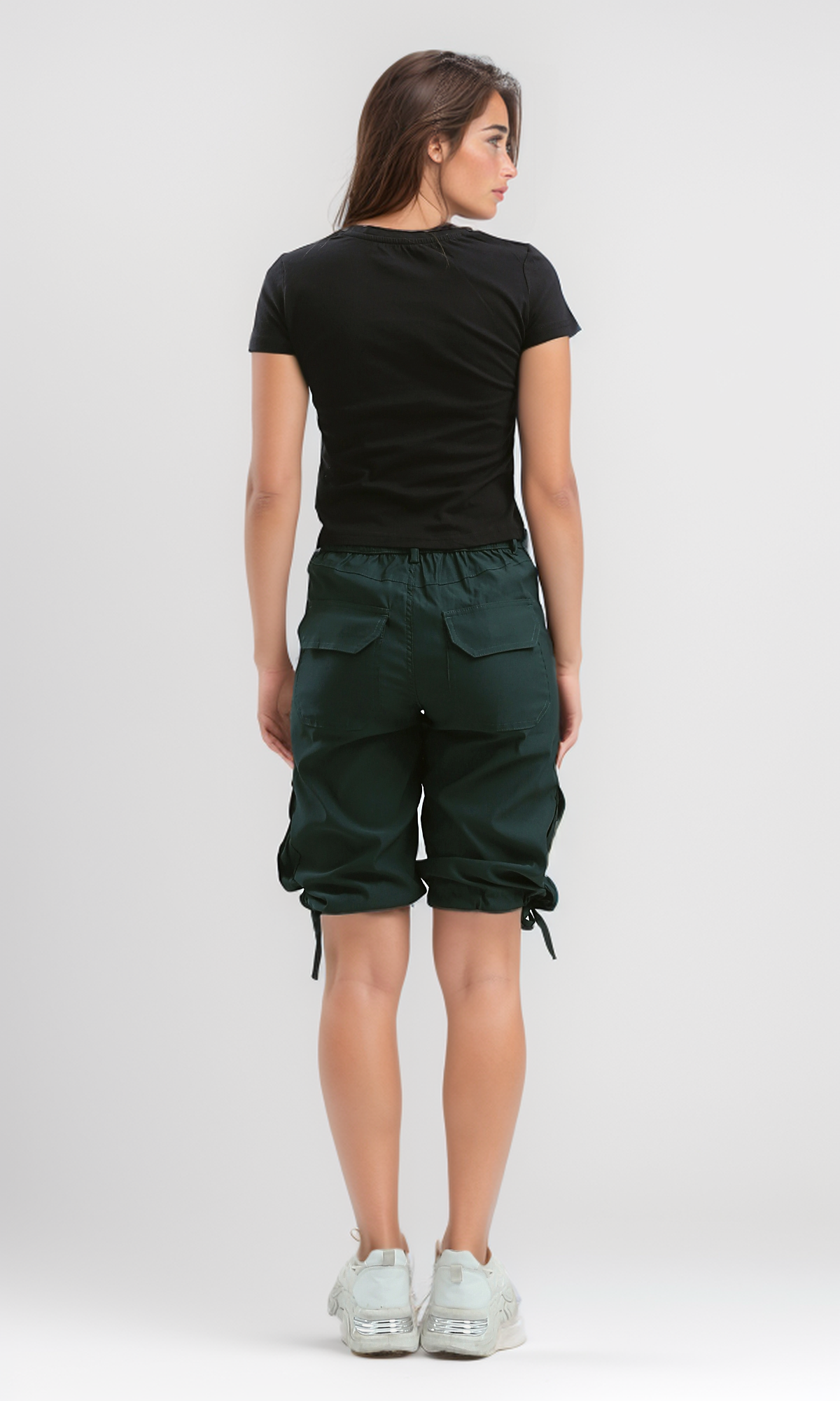 O192289 "Shine Over" Black Slip On Short Tee