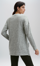 O192308 Heather Grey Slip On Summer Cardigan