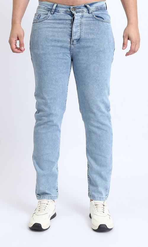 O192888 - Regular Fit Casual Jeans - Light Blue