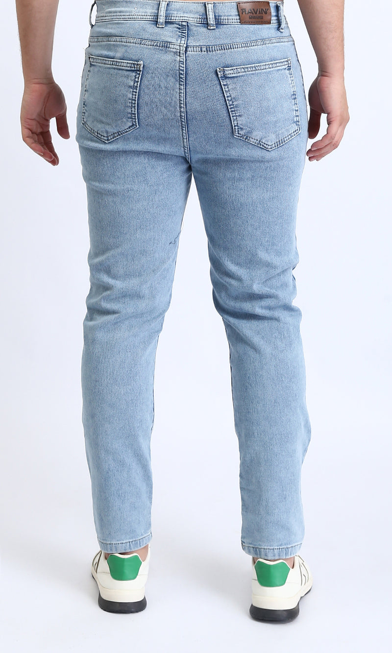 O192888 - Regular Fit Casual Jeans - Light Blue