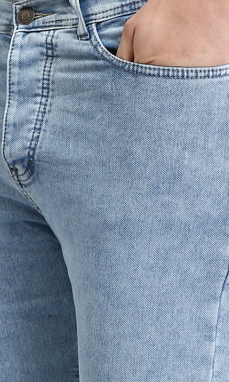O192888 - Regular Fit Casual Jeans - Light Blue
