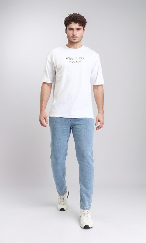 O192888 - Regular Fit Casual Jeans - Light Blue