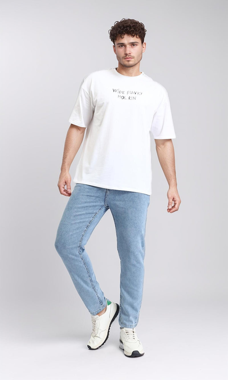 O192888 - Regular Fit Casual Jeans - Light Blue
