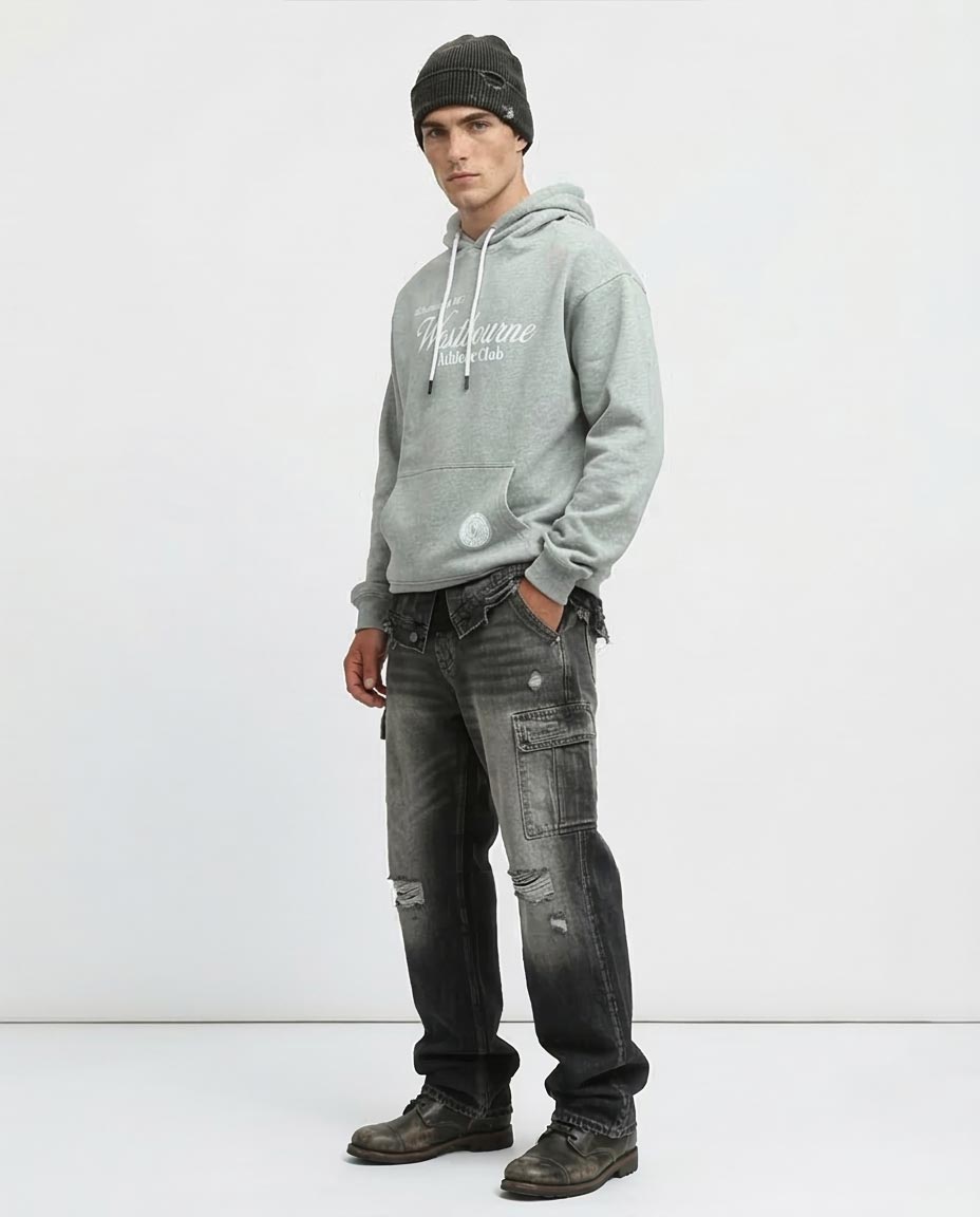 Ravin Men's Westbourne Athletic Club Graphic Hoodie - Heather Grey - o193118