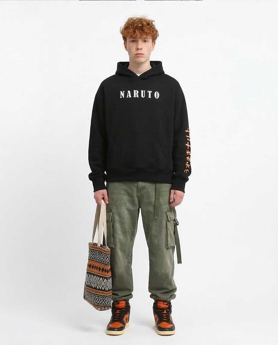 Ravin x Naruto: Uzumaki Heritage Oversized Hoodie - o193128