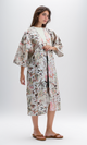 O193464 Trendy Pattern Slip On Multicolour Summer Kimono