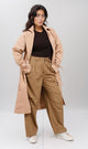 o194908-LONG TRENCH COAT - BEIGE