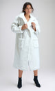 O194914 - Regular Fit Faux Fur Coat - Off-White