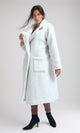 O194914 - Regular Fit Faux Fur Coat - Off-White