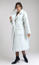O194914 - Regular Fit Faux Fur Coat - Off-White