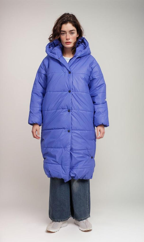 O194958-O194958 - Oversized Puffer Jacket - Black