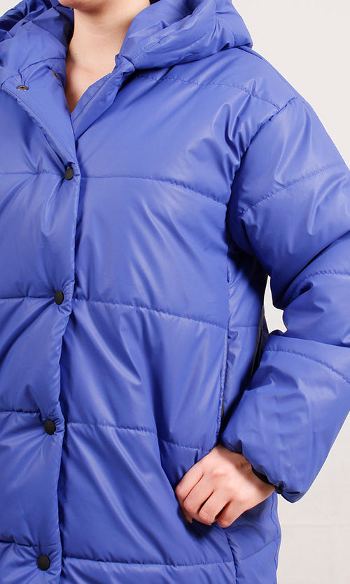 O194958-O194958 - Oversized Puffer Jacket - Black