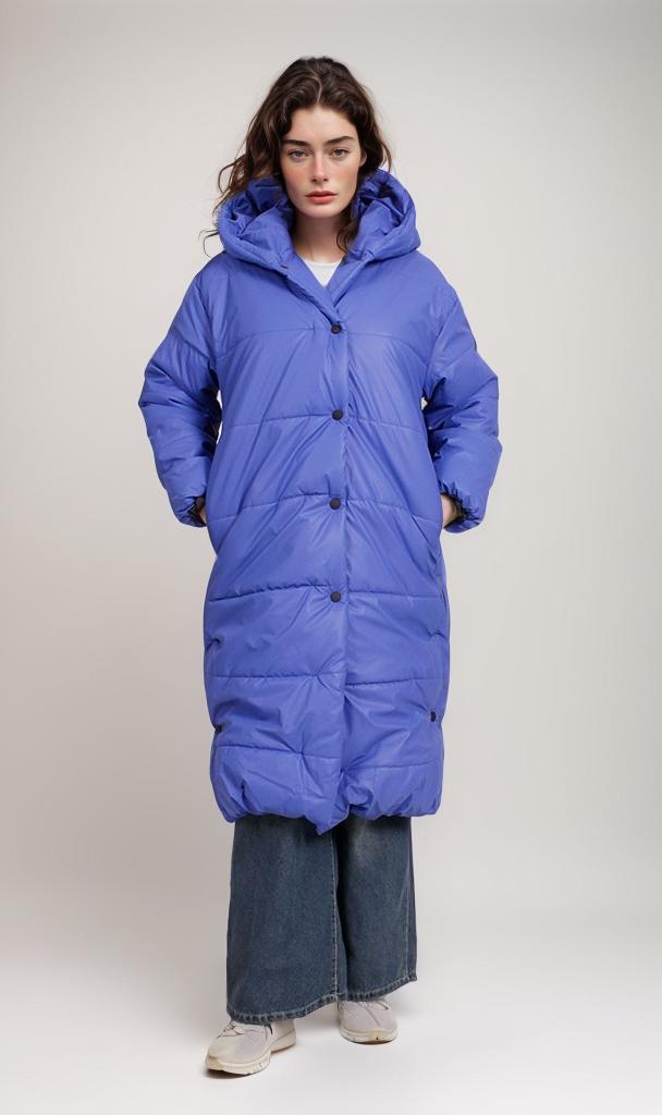 O194958-O194958 - Oversized Puffer Jacket - Black