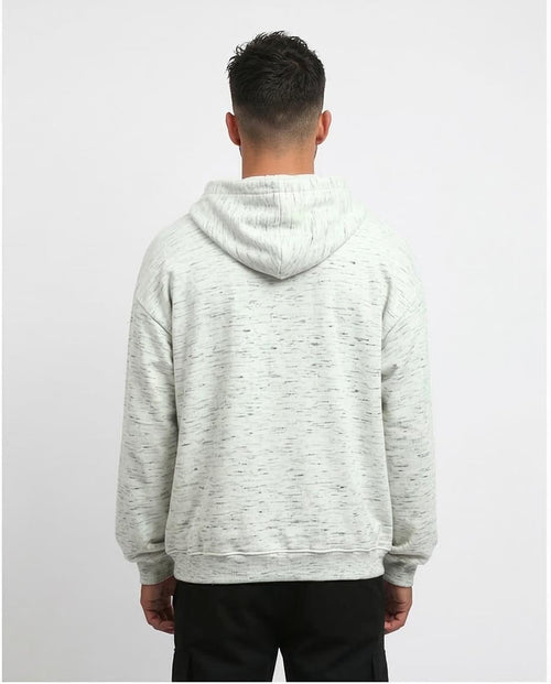 Ravin Men's "Boston 84" Slub Knit Oversized Hoodie - Oatmeal Heather - o197323