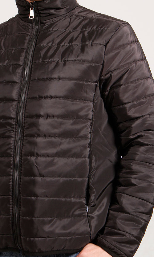 O197508-O197508 - Water-Repellent Puffer Jacket - Brown