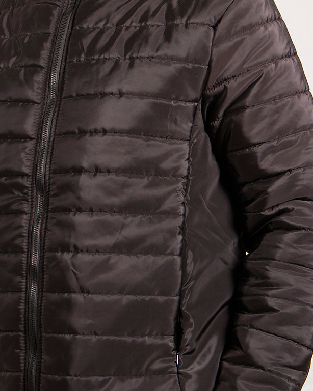 Ravin Men's Reversible Quilted Puffer Jacket - Dark Brown & Taupe - O197508